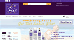 Desktop Screenshot of flawlessskinonline.com